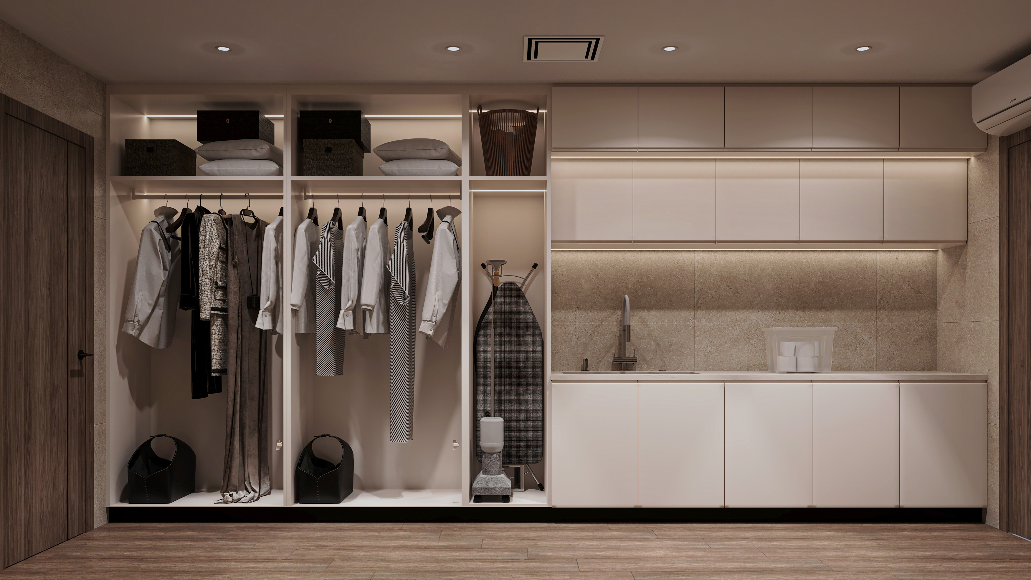 Modern Kitchen & Laundry ( Service Block )-13