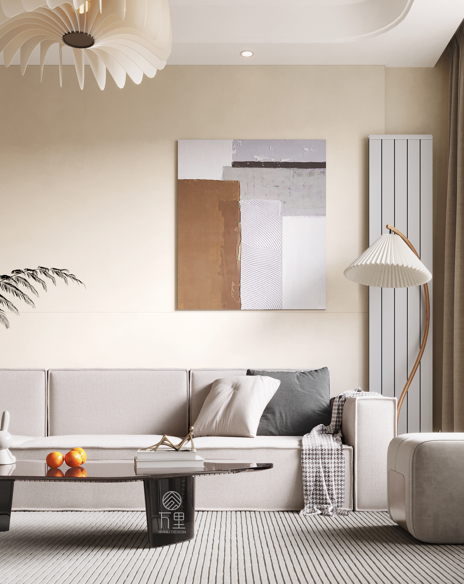 奶油风小户型家装设计-3