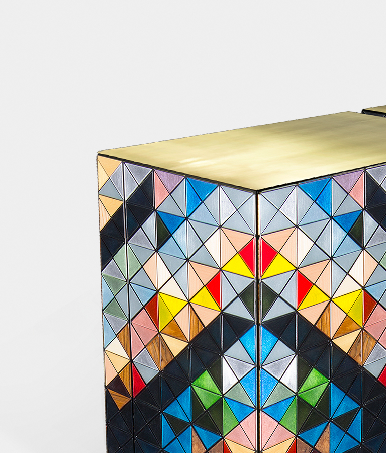 Pi·el Walnut Sideboard（像素胡桃木边柜）-9