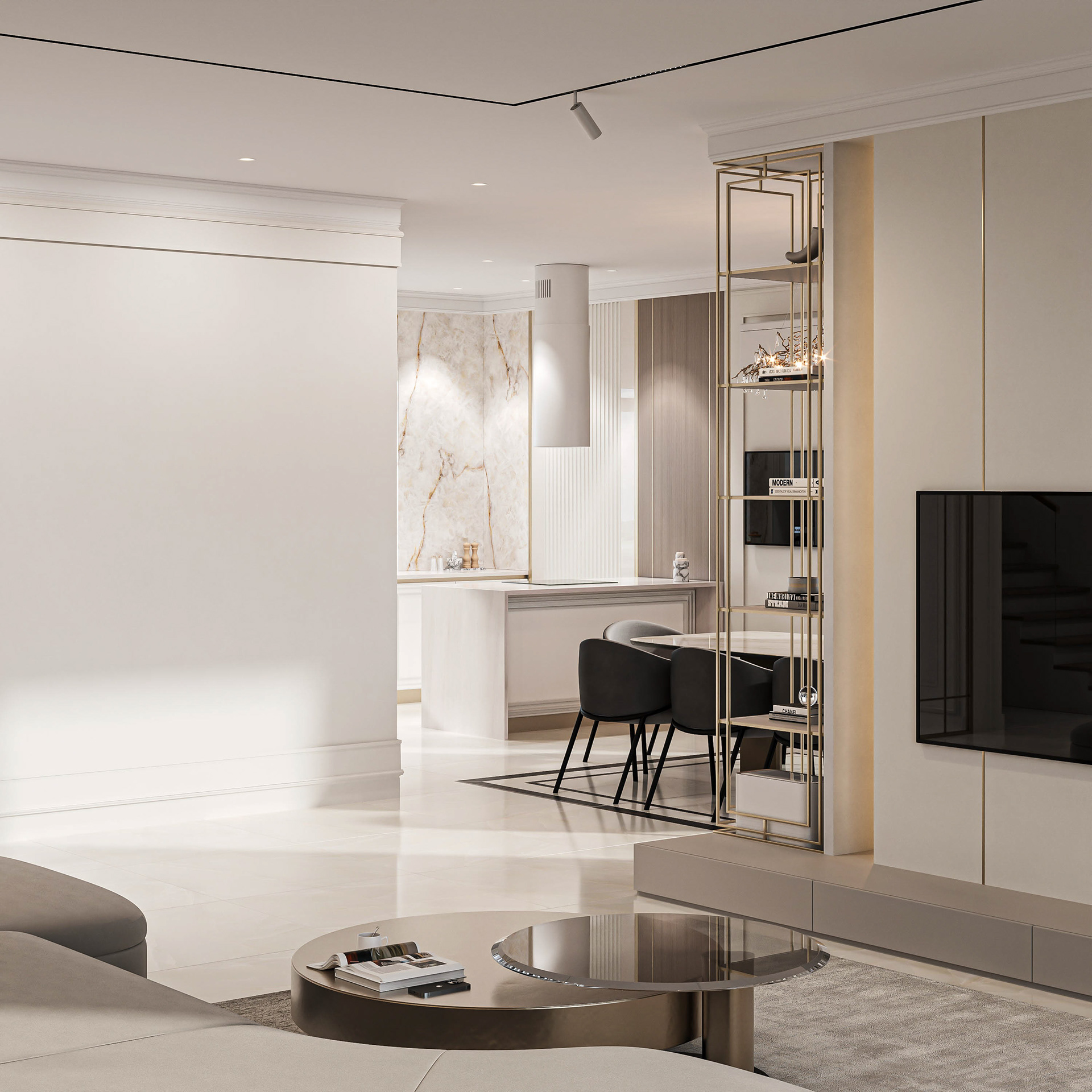 220平米两层住宅室内设计-15