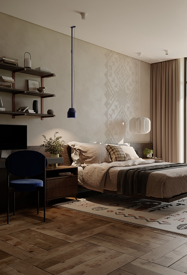 64㎡多彩小空间公寓设计-21