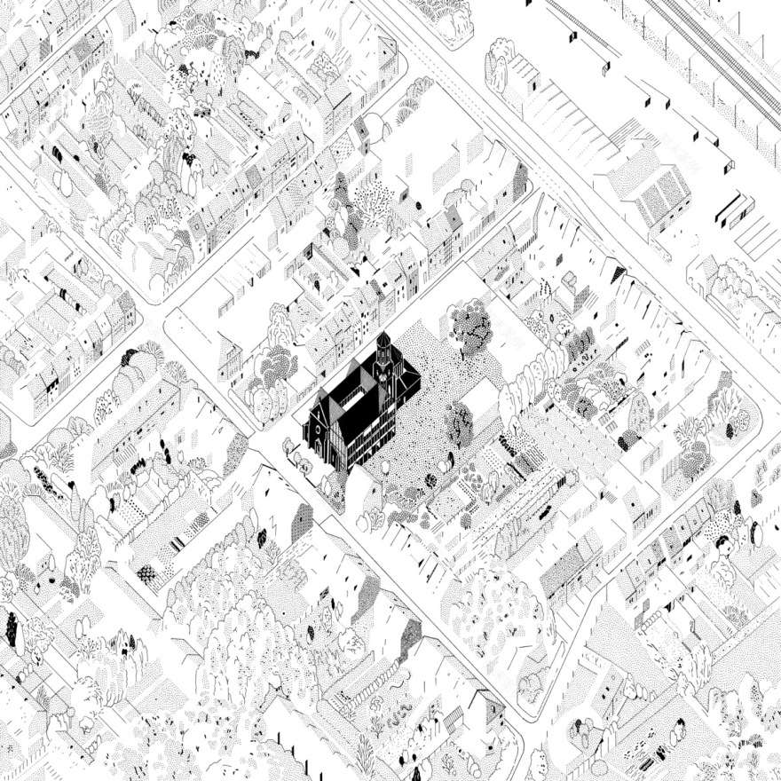 前教堂改造为兼具社区功能的办公楼丨比利时丨OFFICEU architects for urbanity-23