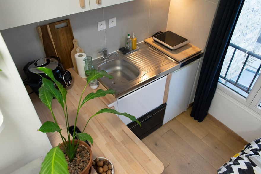 巴黎16区13平米女仆房空间优化项目丨法国巴黎-26