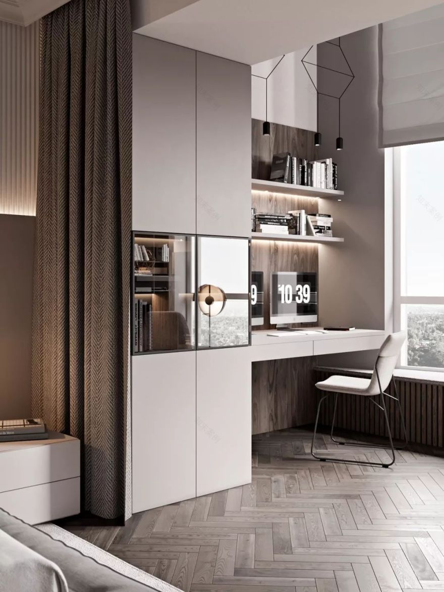 现代简约风格设计,130平米大宅-41