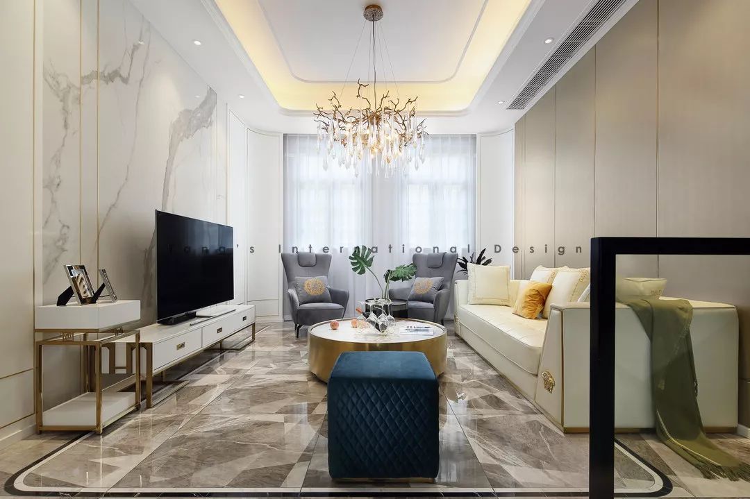 帝景天誉 320㎡现代轻奢，优雅与实用的完美结合-27