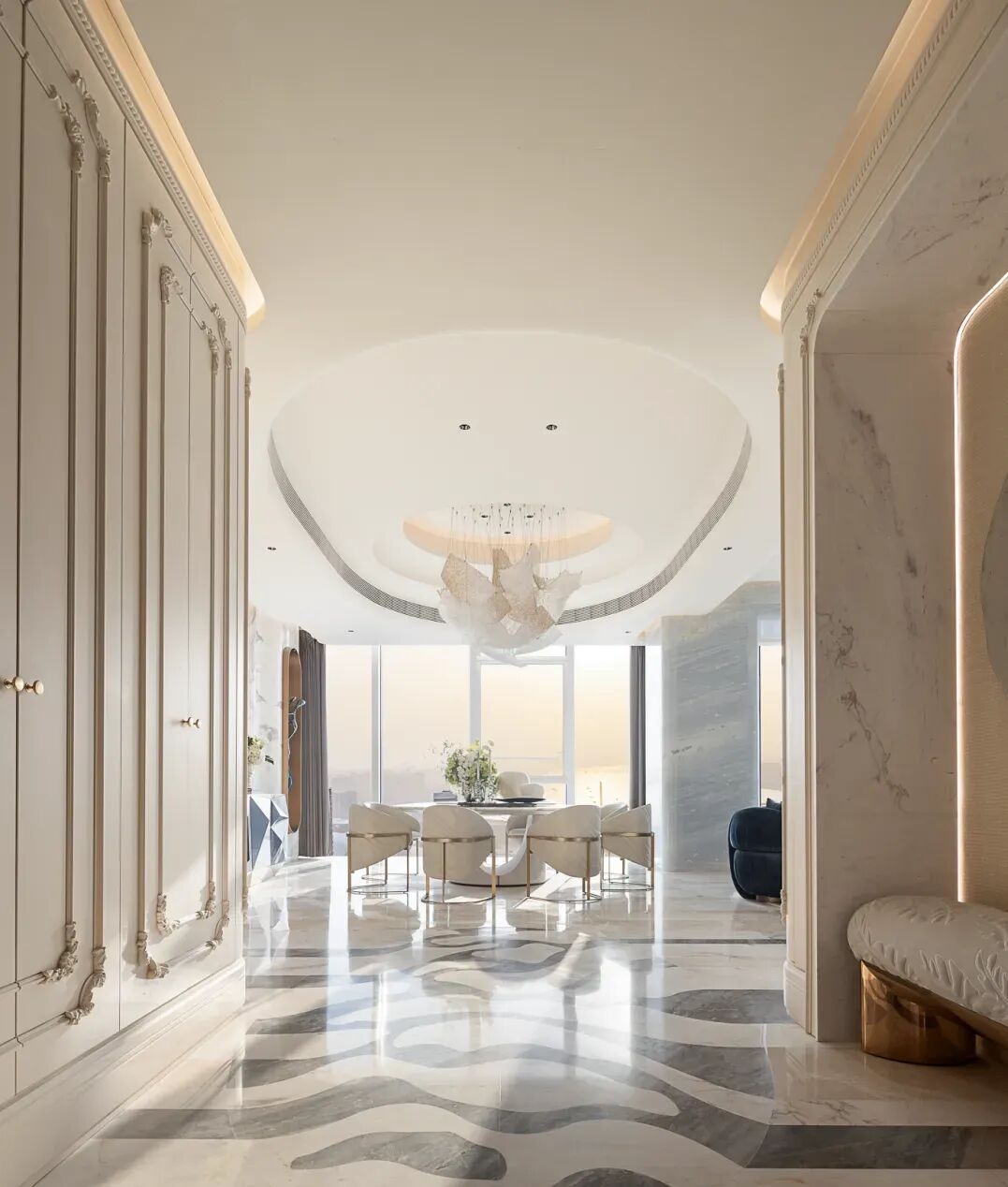 390㎡巴洛克美学样板间设计丨邱德光-23