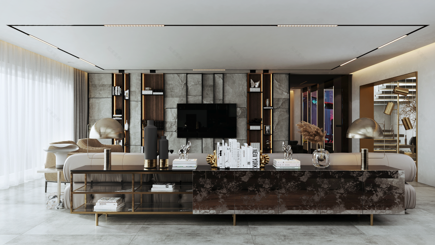 Lake view Villa 别墅设计丨埃及开罗丨Amany Fahmy-13