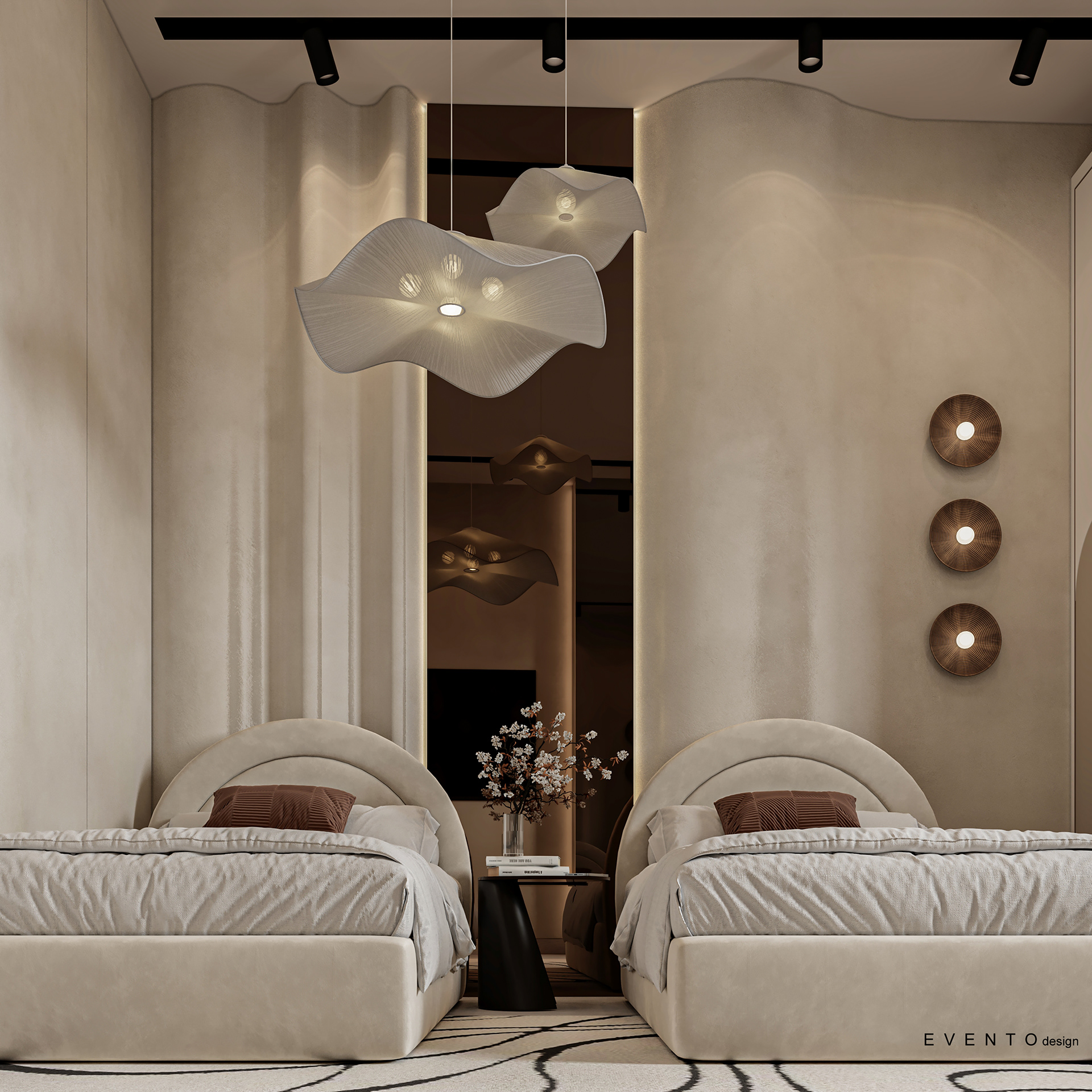 极简主义儿童房设计丨Aya Shahin-11