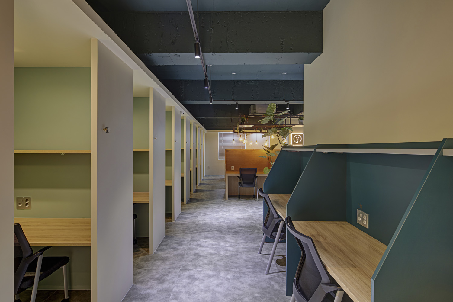 首尔 80 平清新简约工作室-8