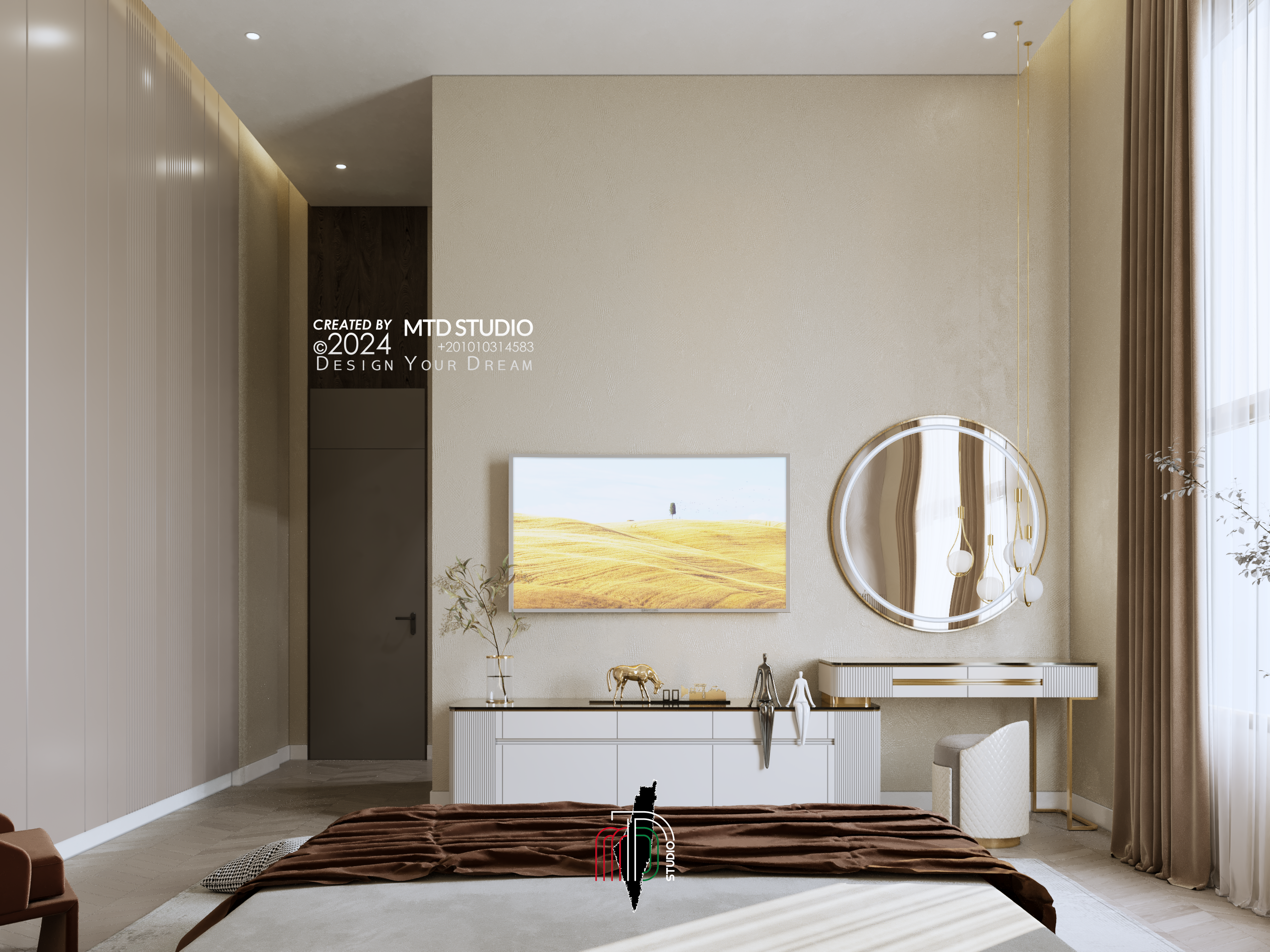 Guest Bedroom KWT 室内设计丨MTD Studio-17