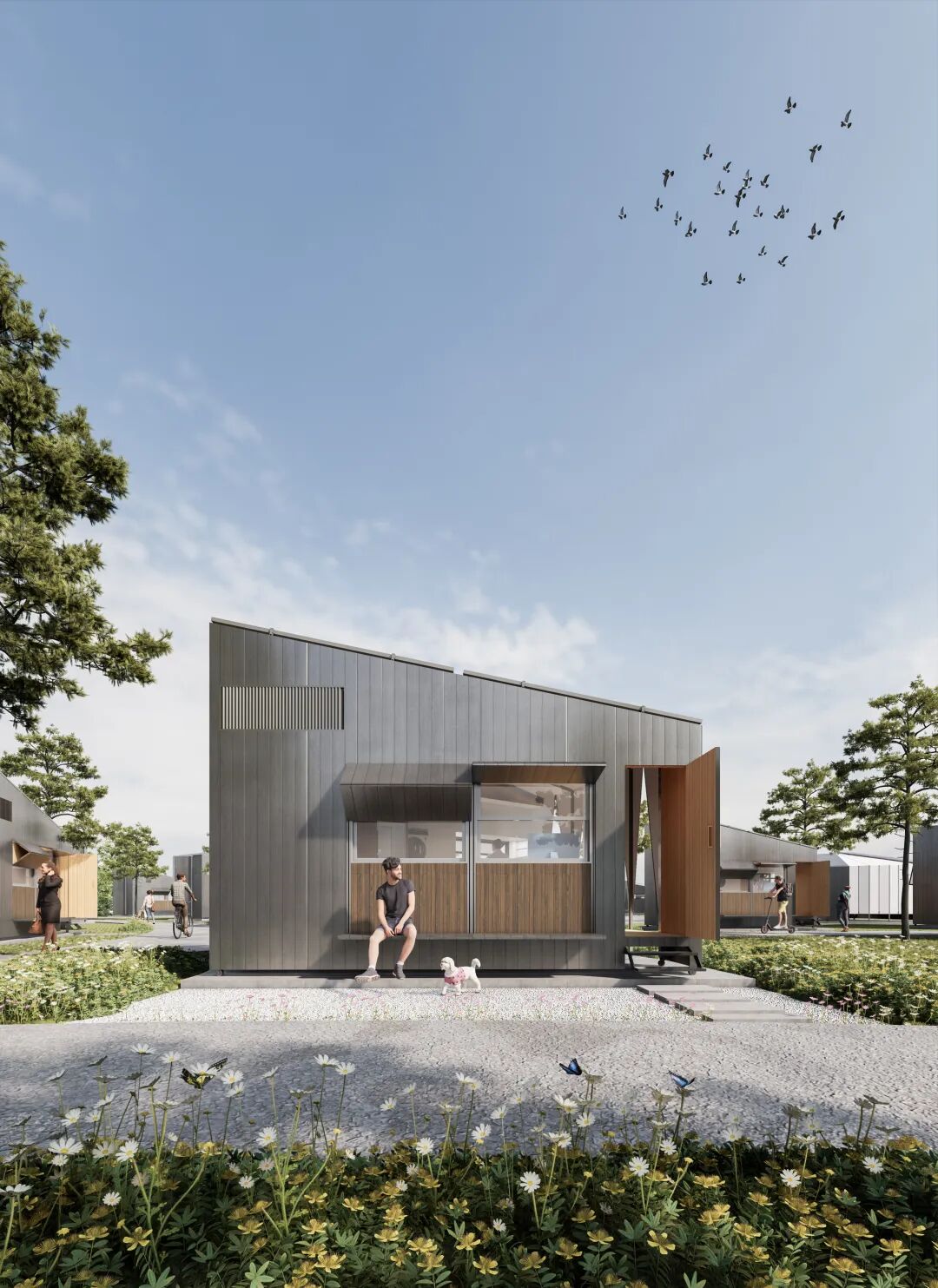 微型住宅竞赛：Movable Anchors - 数字游民丨中国成都丨思同设计-0