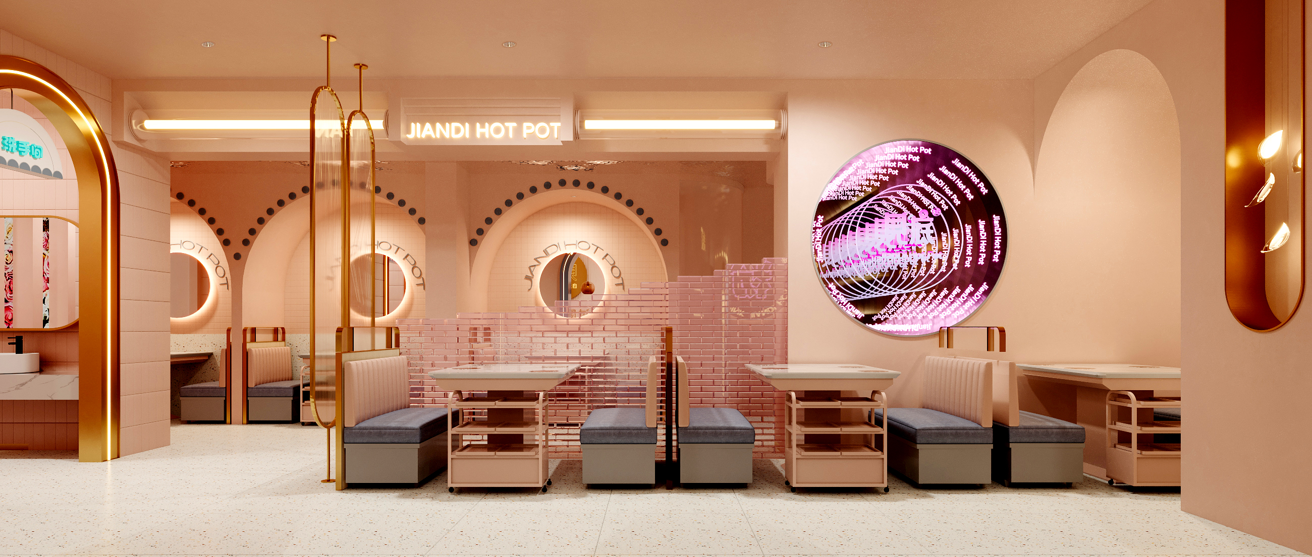 见底自选火锅丨中国濮阳丨玖伍空间设计机构-22