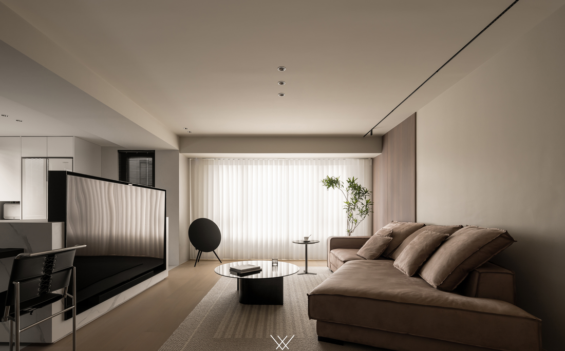 独居者的自由空间 · 开放式客厅与餐厨区的创新设计-7