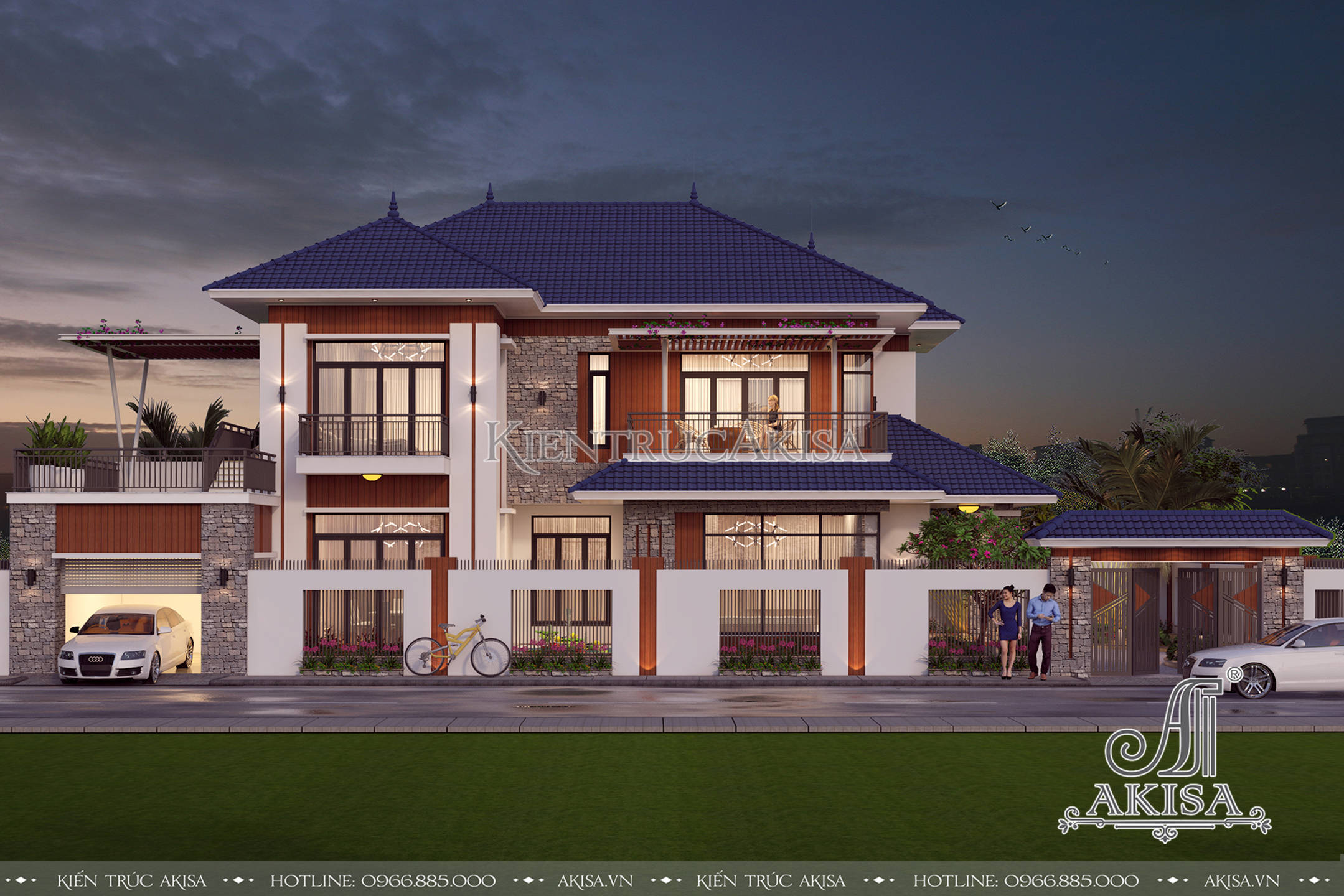 现代 2 层日式别墅设计丨Kiến trúc Akisa-16