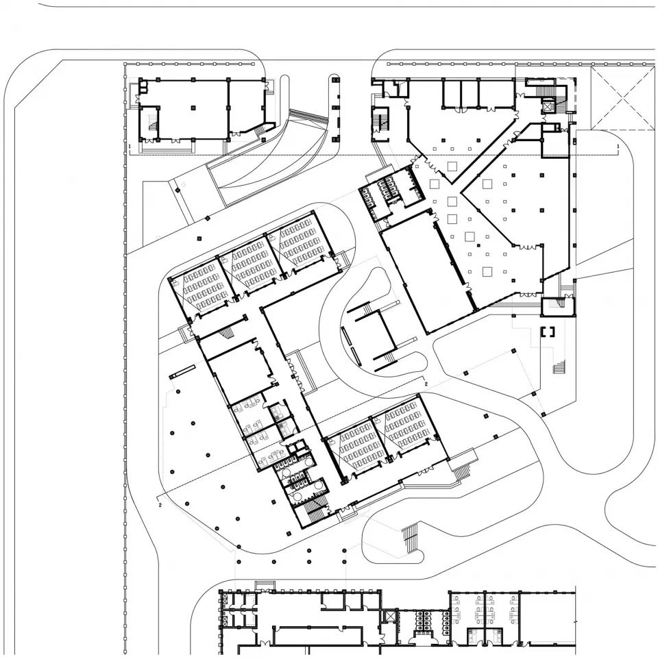 乐清育英寄宿学校 | 螺旋体建筑的丰富空间与创新教育理念-50