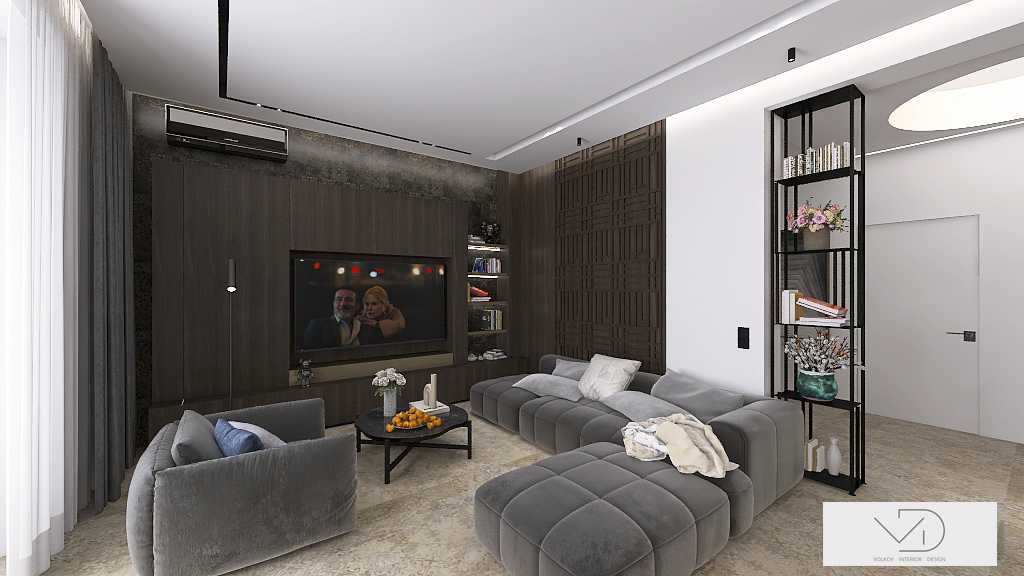 Residential home interiors. Dnipro, Ukraine.-5