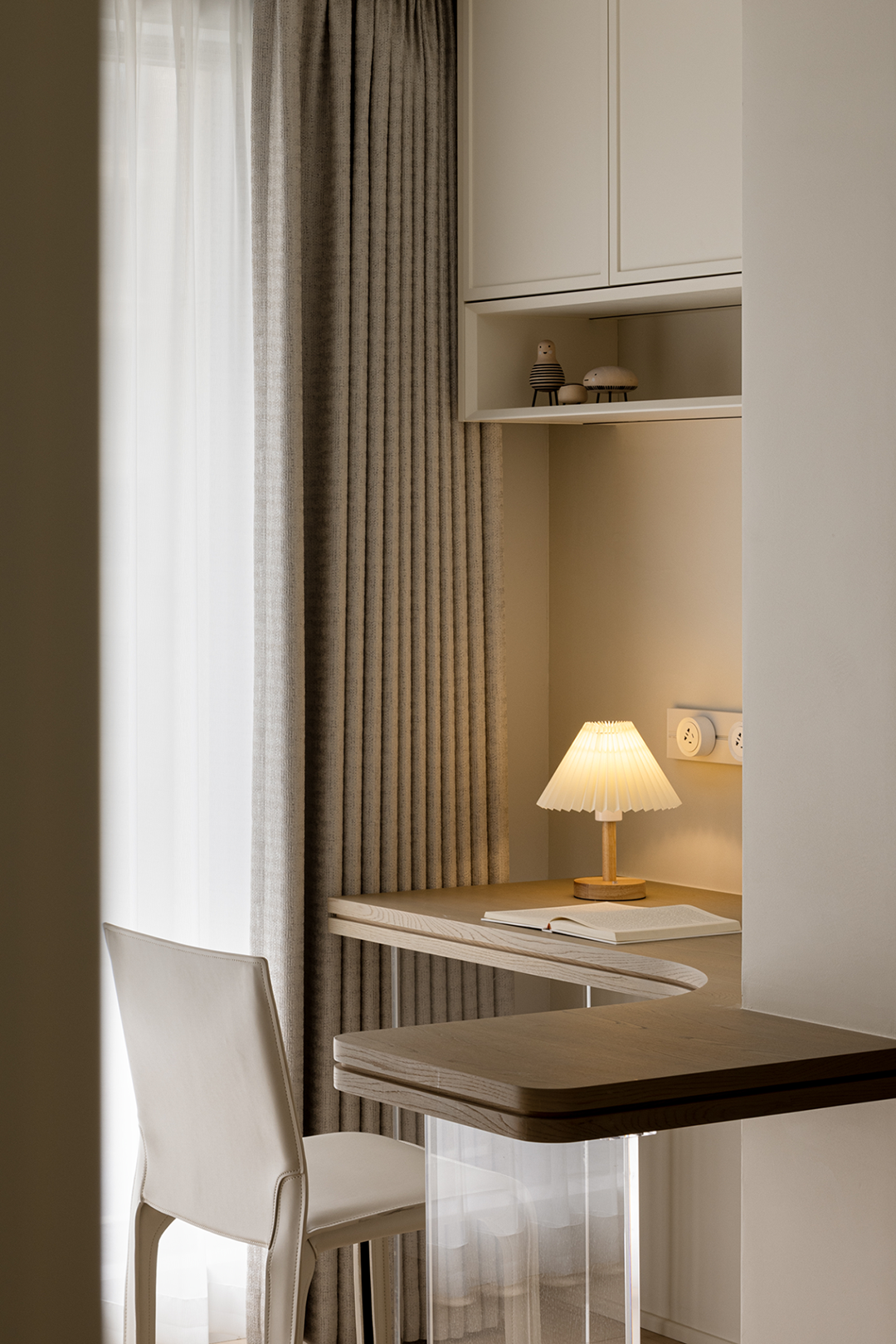 140㎡原木风奶油色公寓设计丨中国浙江丨陈芮蕊-34