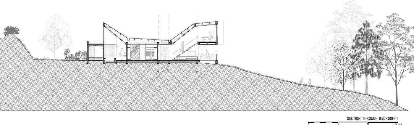 直棱直角的美好——开放可达的天井伴着散落一屋的阳光-24
