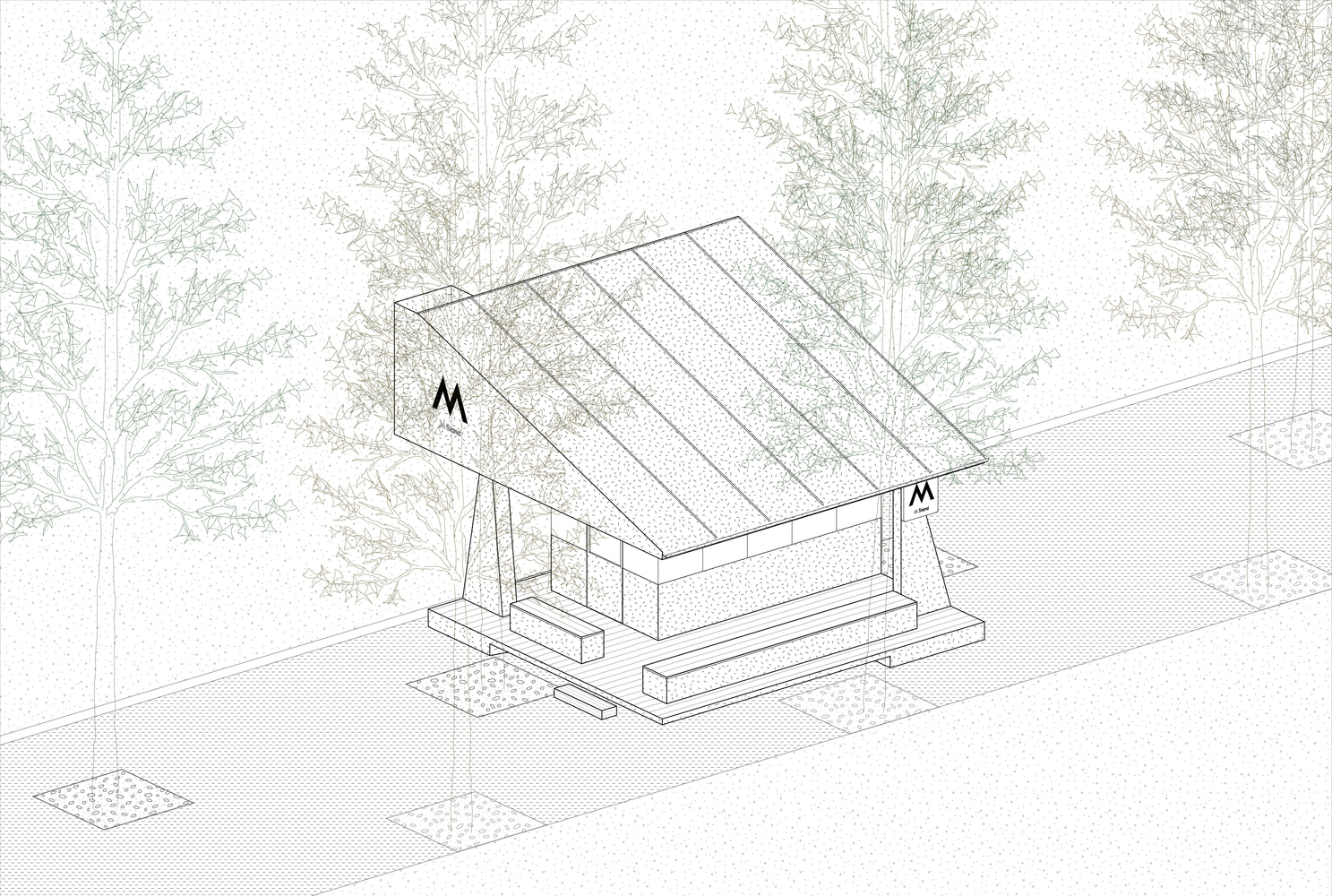 西湖角亭 · 现代简约景观建筑丨中国杭州丨Dazhou And Associates-17