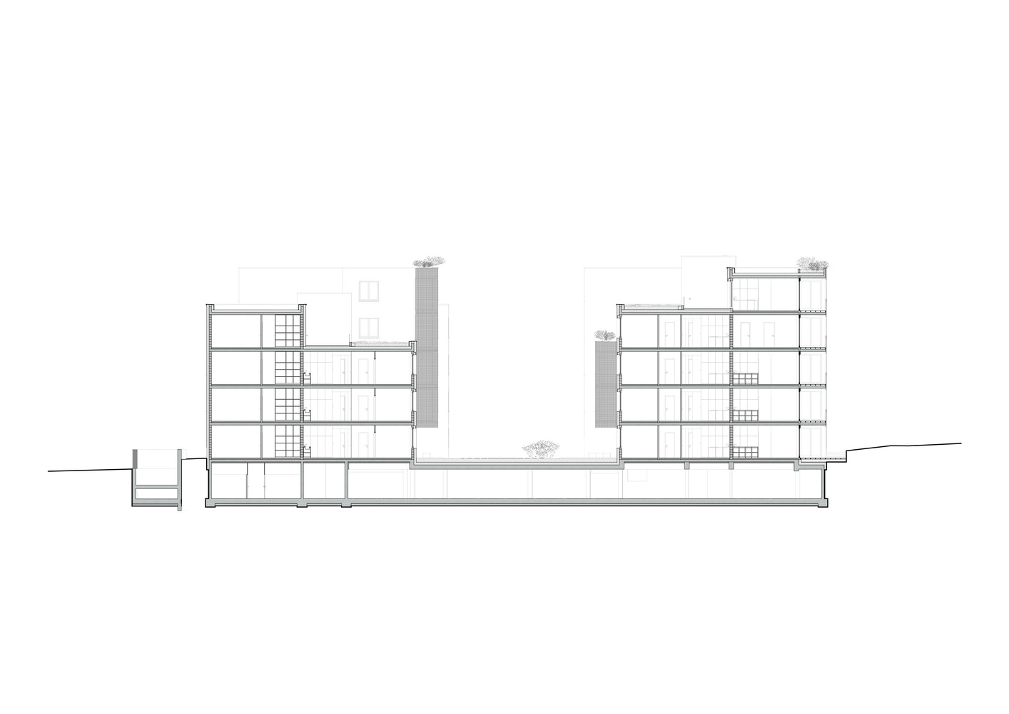 Kőér 2 住宅楼丨匈牙利布达佩斯丨epitesz studio-57