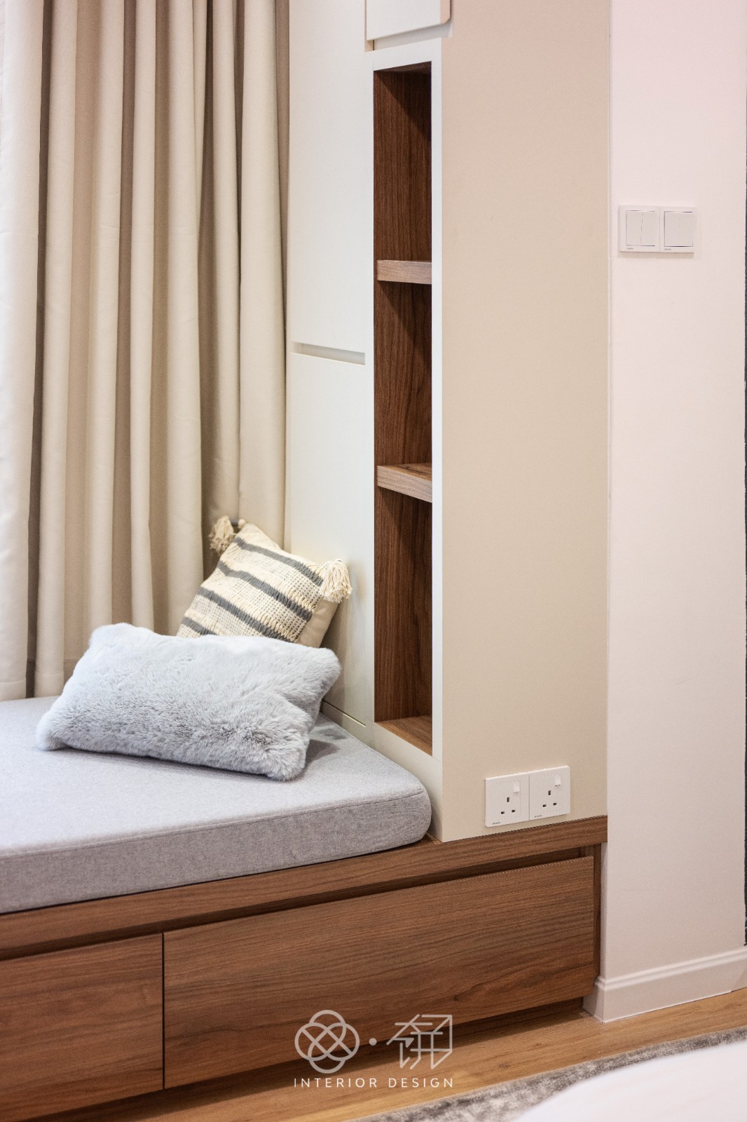 奶油简约·明亮住宅丨大饼设计-34