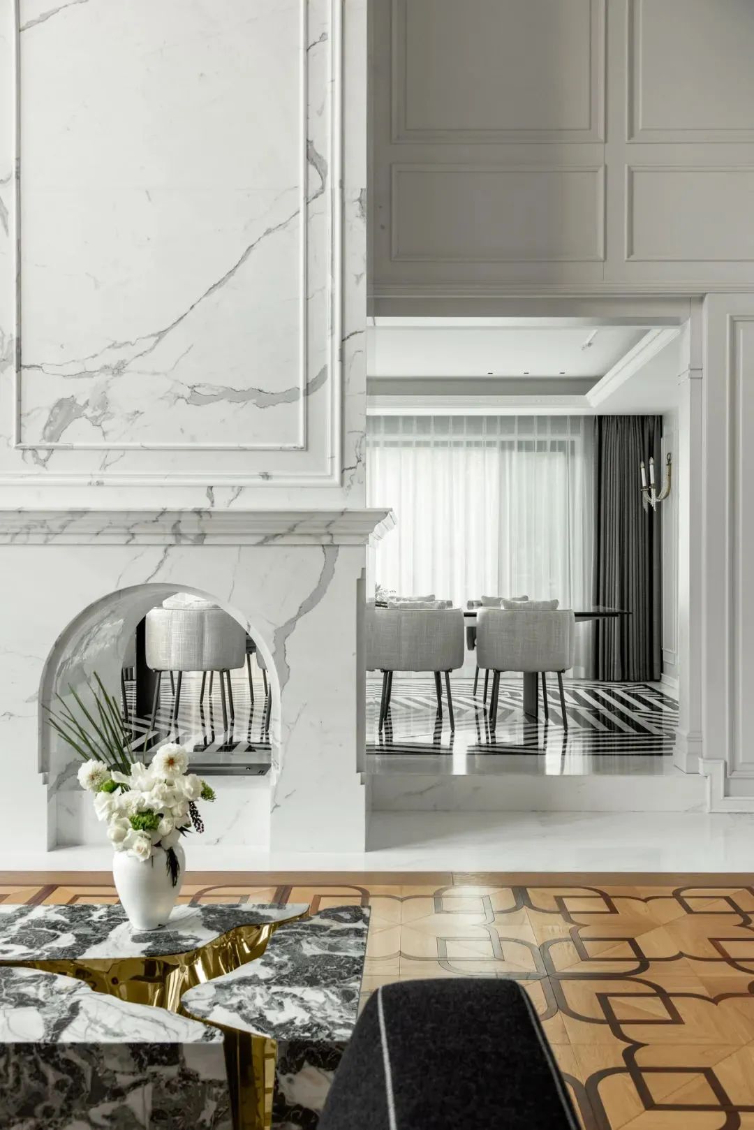 现代法式华居丨中国北京丨清美空间设计-67