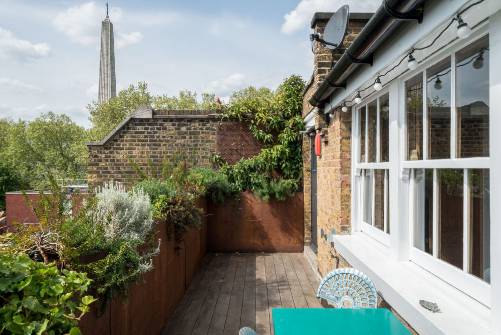 古董混搭的伦敦开放式住宅-22