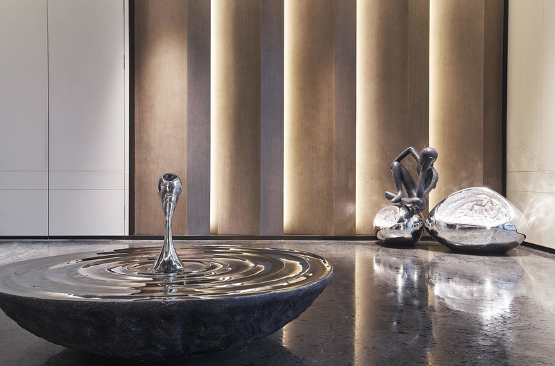 沈阳龙湖天奕售楼处——现代亚太文化交融设计-14