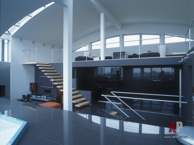 极简风格带泳池的顶层公寓室内设计丨Вишнепольская Юлия,Карцев Андрей等-28