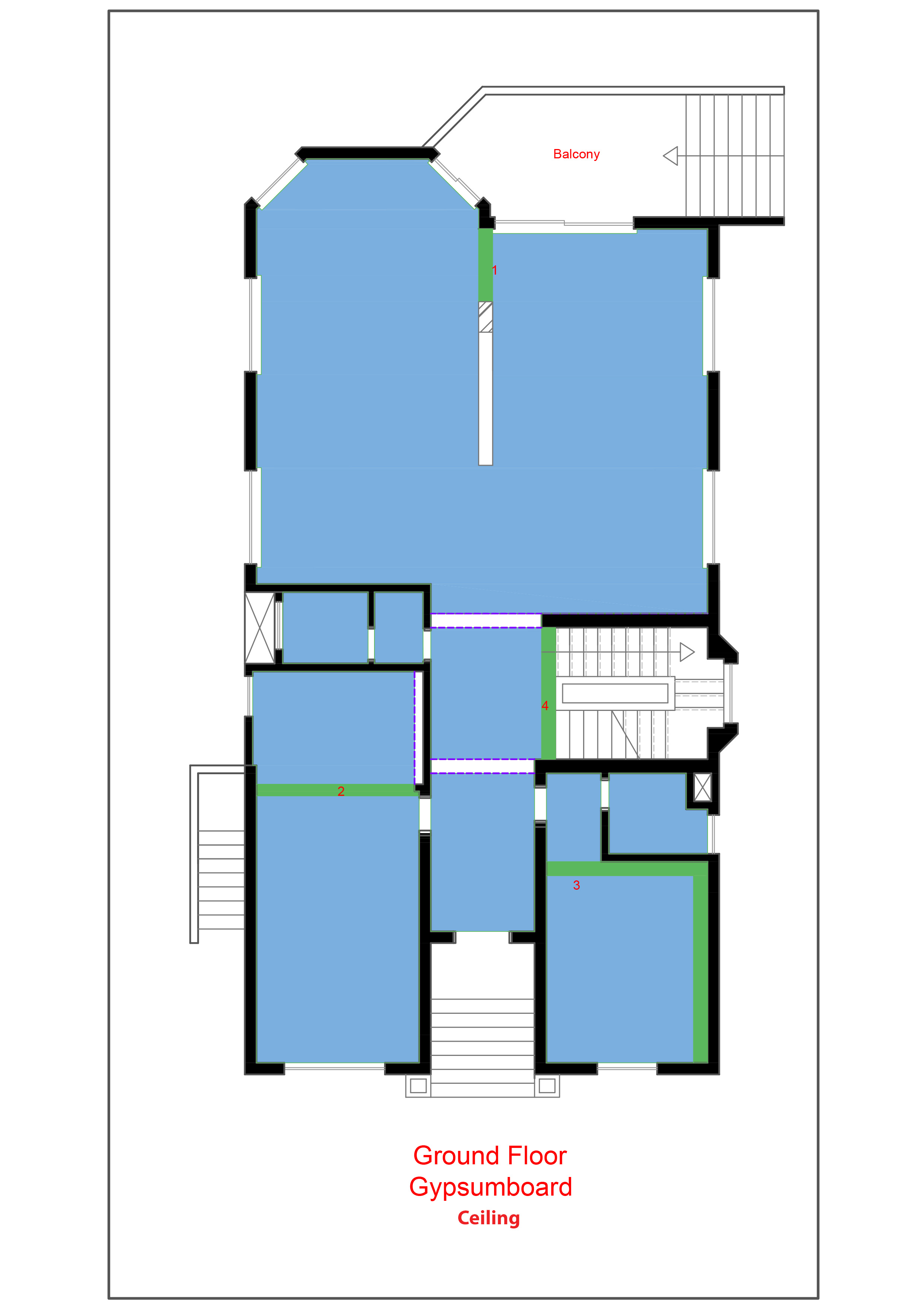AutoCAD Work - Plans / 3 Storey Villa-2