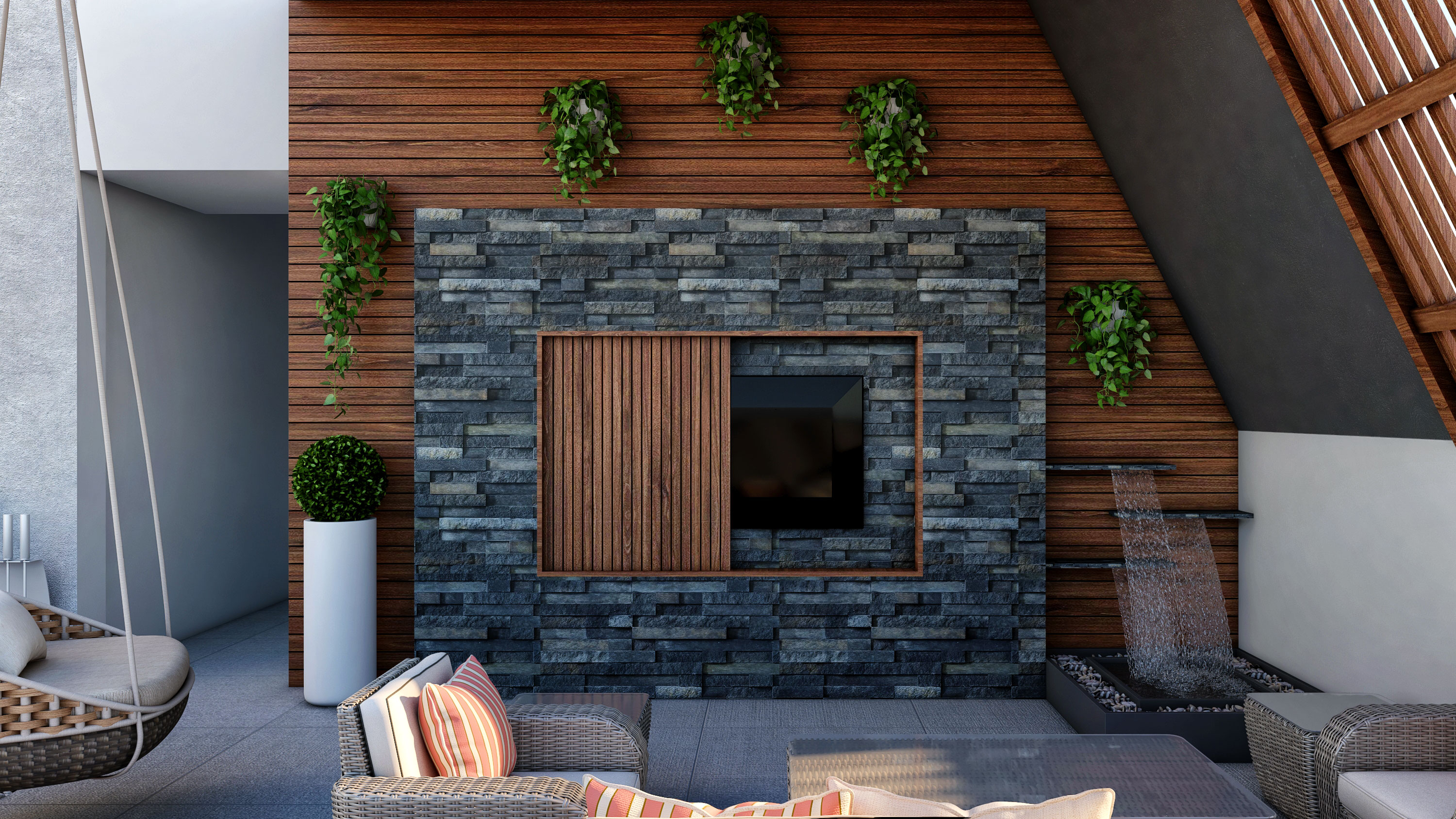 Mountain View Villas I Modern Roof Design-5