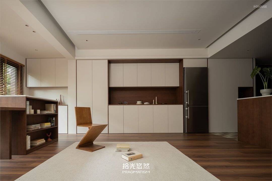 米棕色的度假氛围感,不被风格定义的“亲子乐园”丨拾光悠然设计-7