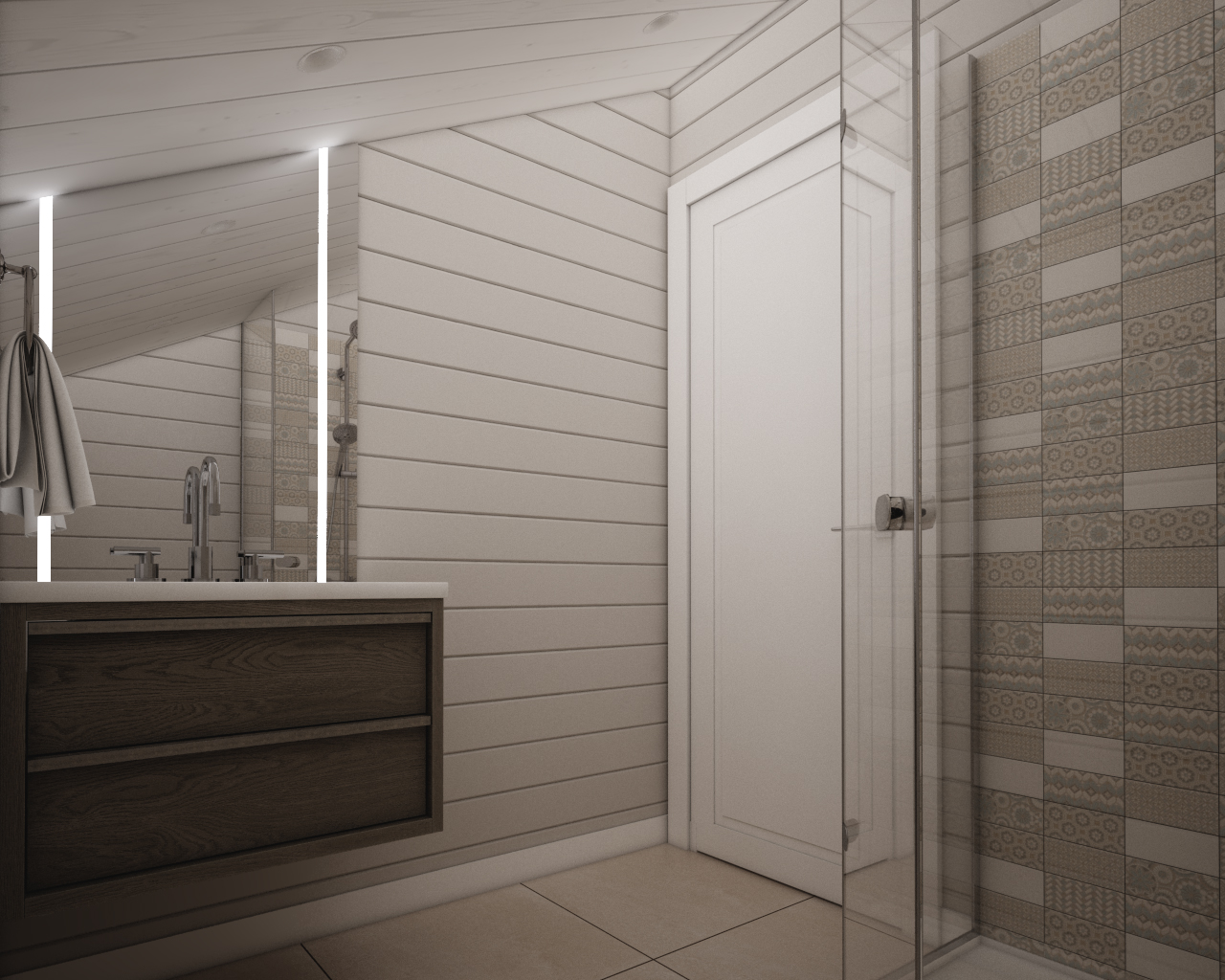 Яркий дом на Плещеевом озере в д. Купанское, 200 кв.м.-28