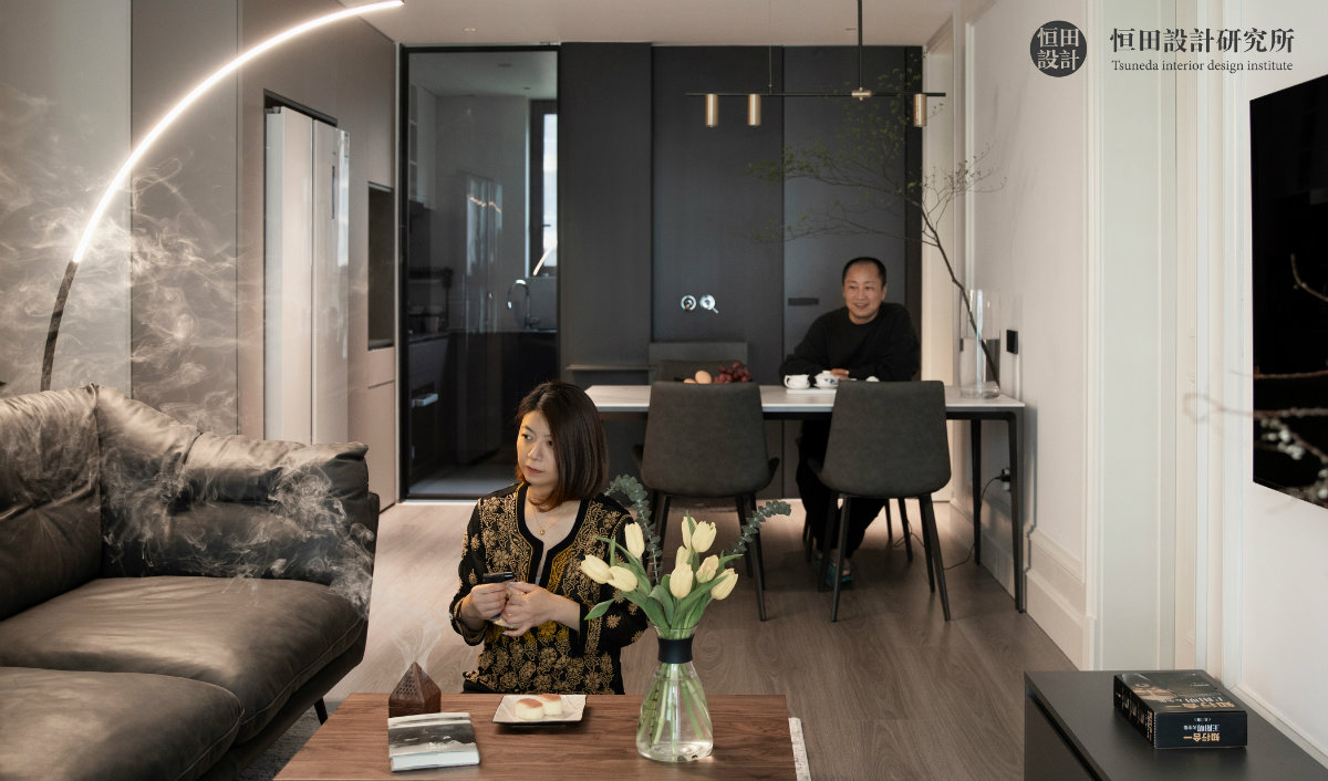 全隐形收纳的 82㎡ 精装房改造丨中国上海丨恒田设计-32