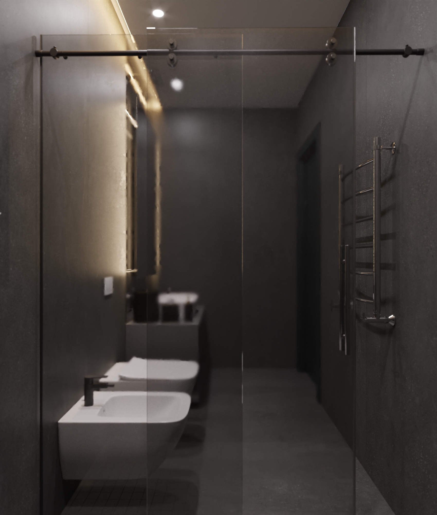 Interior Design: Laundry Room & Bathrooms-5