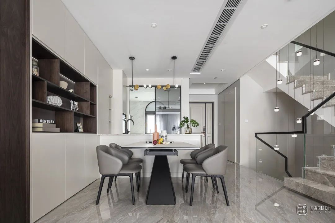 品质生活，现代暖灰调别墅空间-46