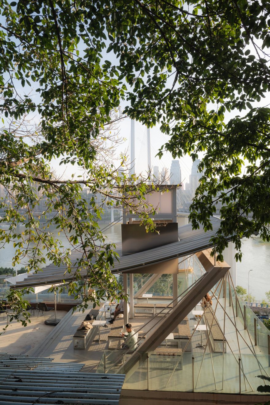 Mountain Alley Rooftop Teahouse Pavilions / RY+P architects-14