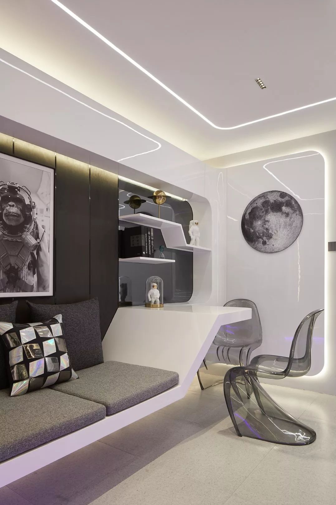 绿地兴港·航都会 | 小空间大欢喜的室内设计-57