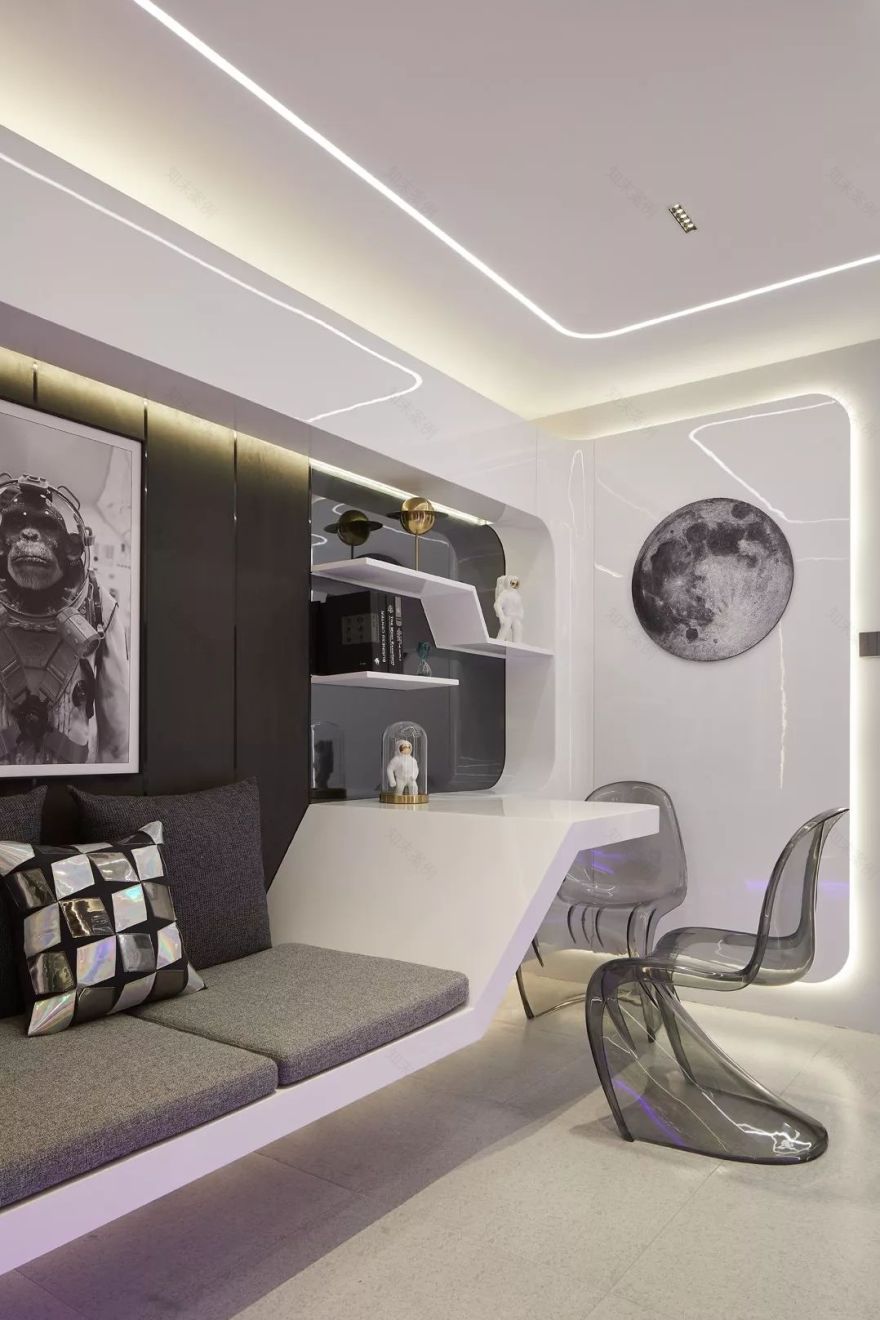 绿地兴港·航都会 | 小空间大欢喜的室内设计-57