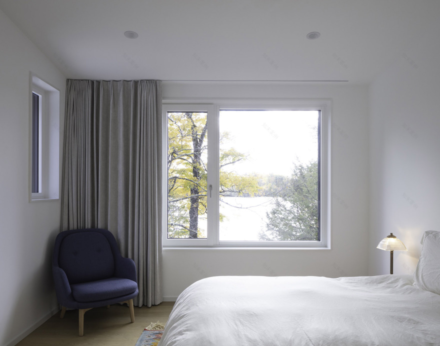 森林湖畔别墅丨美国丨Pachano & Vollert Architecture-53