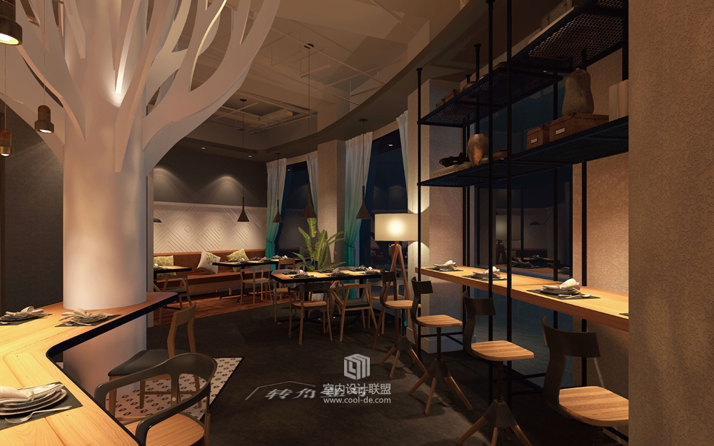 杭州品尚设计-重庆转角一号主题餐厅设计-7