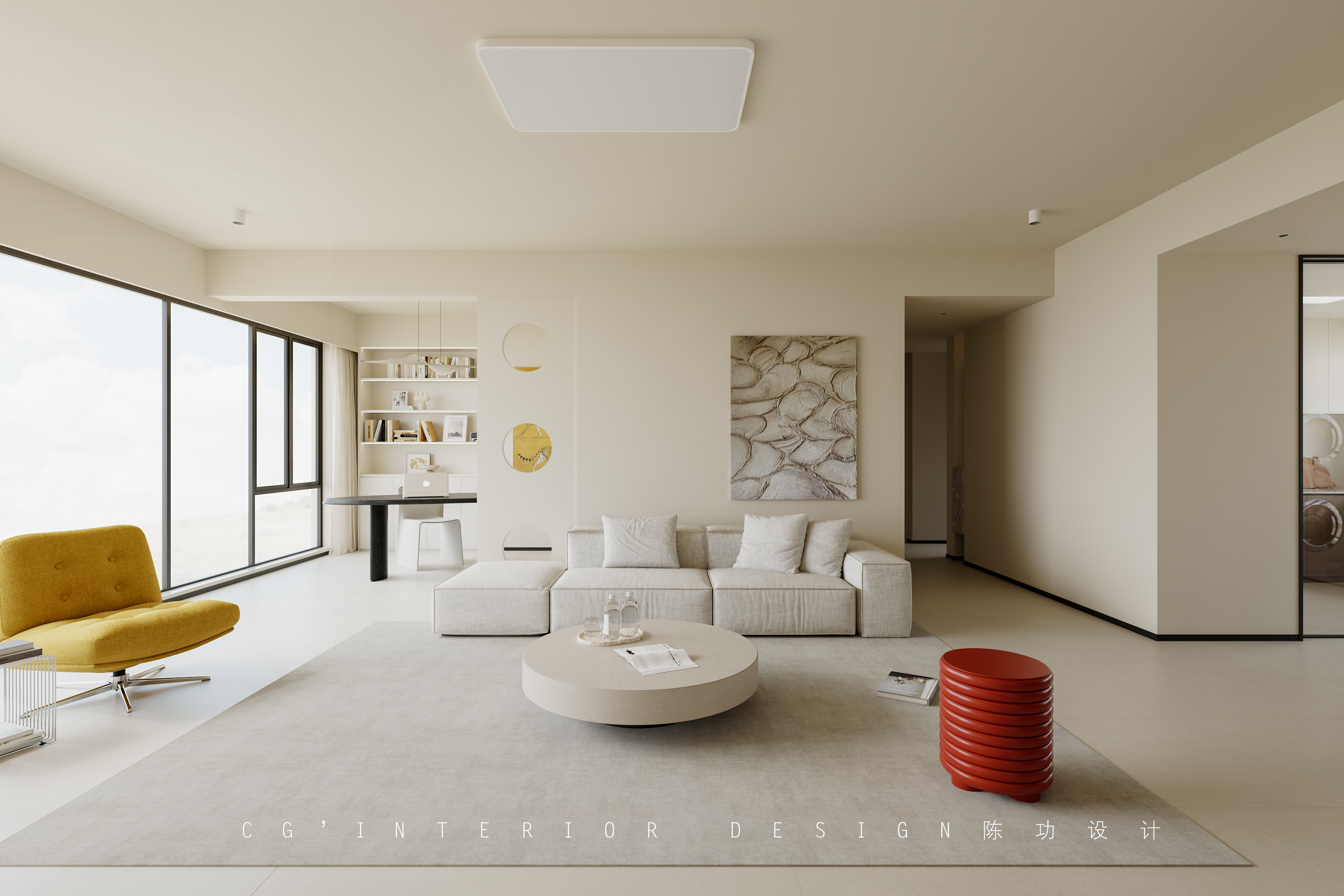 学府壹号 · 撞色几何-3