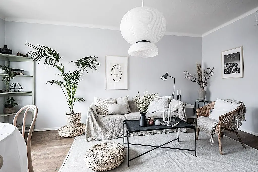 瑞典清新公寓，亚麻沙发引领家居风尚-1