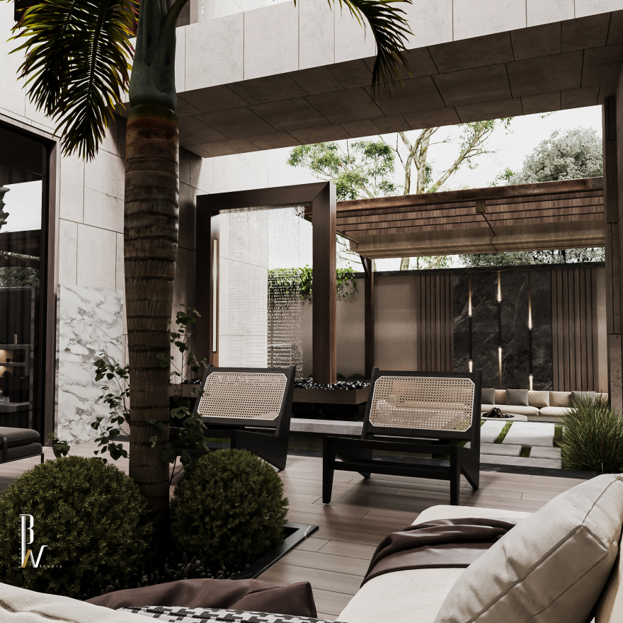 别墅景观丨阿曼丨Black N White-22