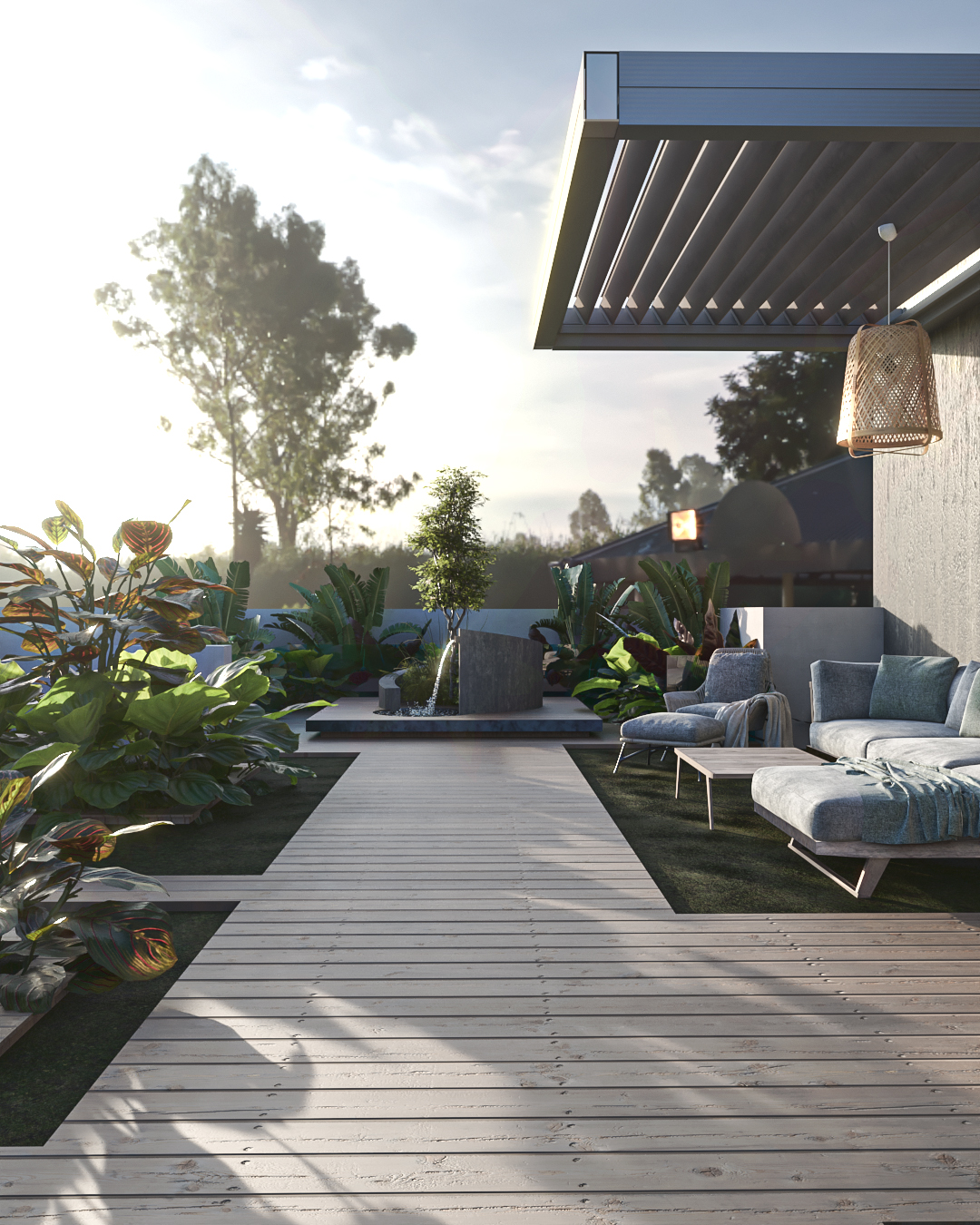 Luxury villa landscape-21