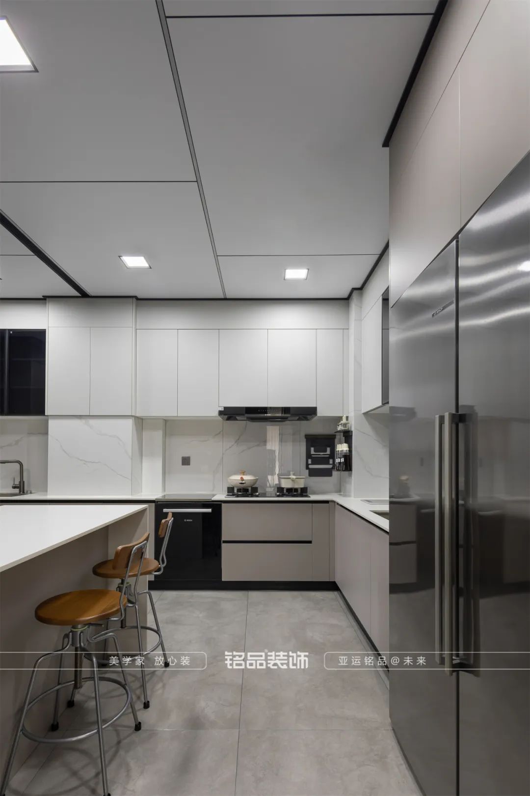 杭州康城一品现代轻奢风设计丨中国杭州丨铭品装饰-38