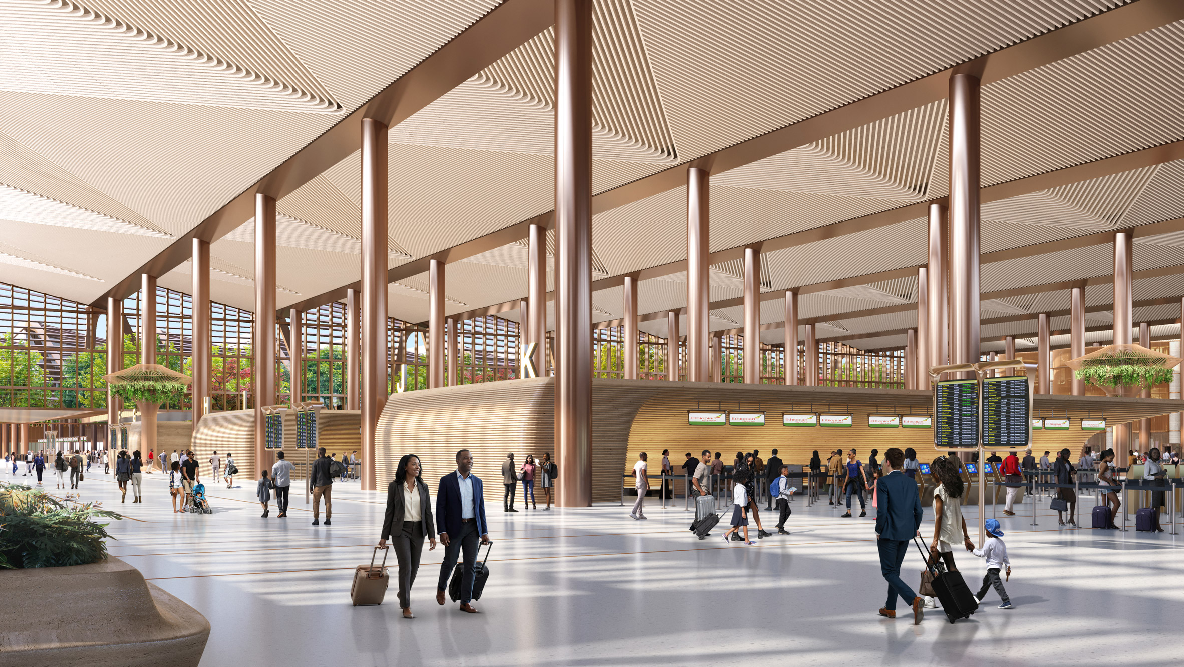 Zaha Hadid Architects reveals Bishoftu International Airport in Ethiopia-16