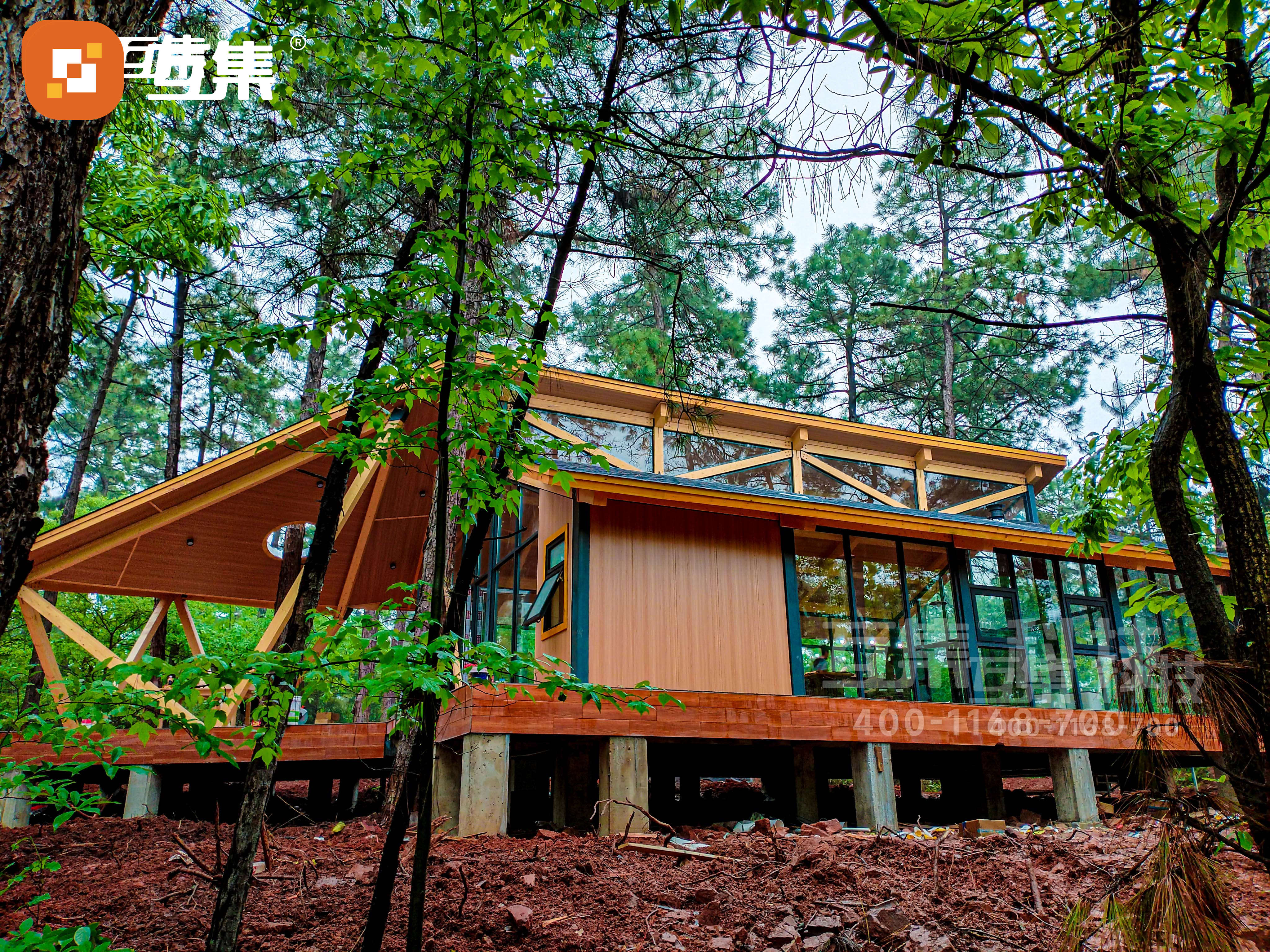 安吉龙庭草居接待室项目 互集助力乡村振兴推动可持续-0