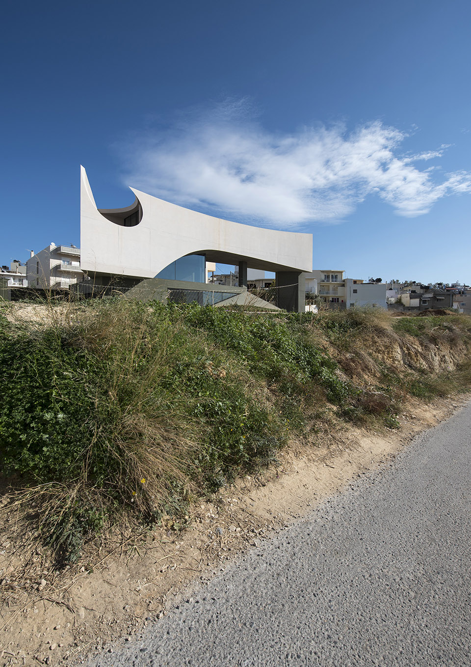 惊鸿之弧 & 希腊克里特岛住宅 / tense architecture network-9