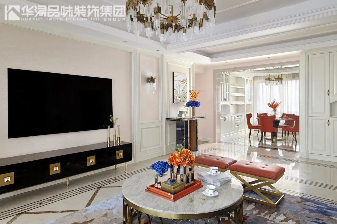 198m²美式轻奢复式住宅,简约中的奢华体验-30